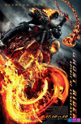 【修复】[满屏版]奇幻[时光4K60帧]  恶灵骑士2 / 灵魂战车2：复仇时刻 / Ghost Rider: Spirit of Vengeance .HEVC.H265.10bit.Dolby.4KSG[2011/英文5.1原声/中文字幕/多版本]